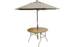 48 Inch Round Umbrella Table