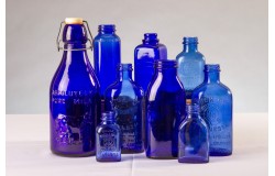 Vintage Blue Bottles